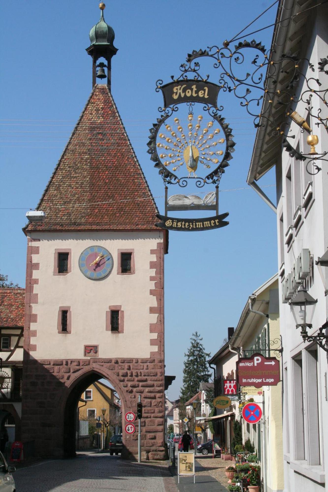 Tiptop Hotel Garni Pfauen Endingen am Kaiserstuhl Bagian luar foto